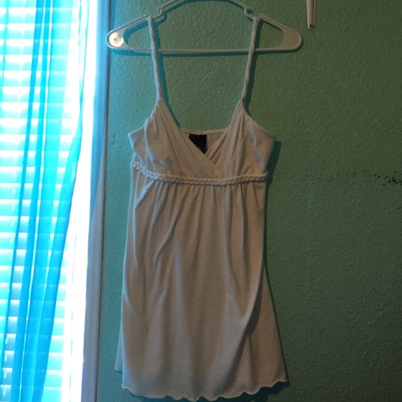 White spaghetti strap shirt