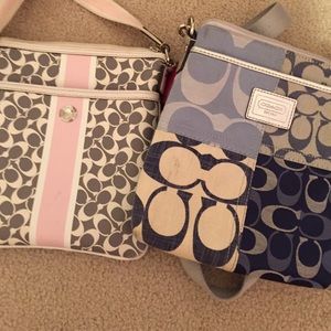 Two Coach Crossbody purses