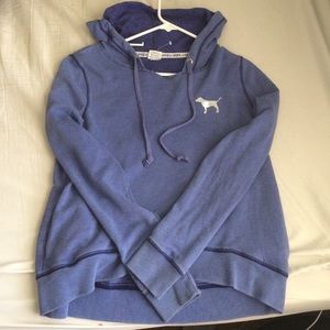 Pastel blue Victoria secret sweater.