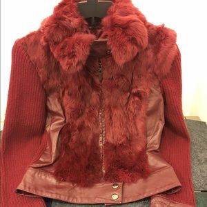 Jennifer J.Angora jacket removal collar, Very Soft