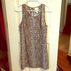 Small Nom de Phone Snake Skin Print Dress