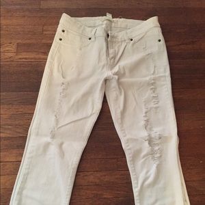 (Life in progress) White skinny jeans