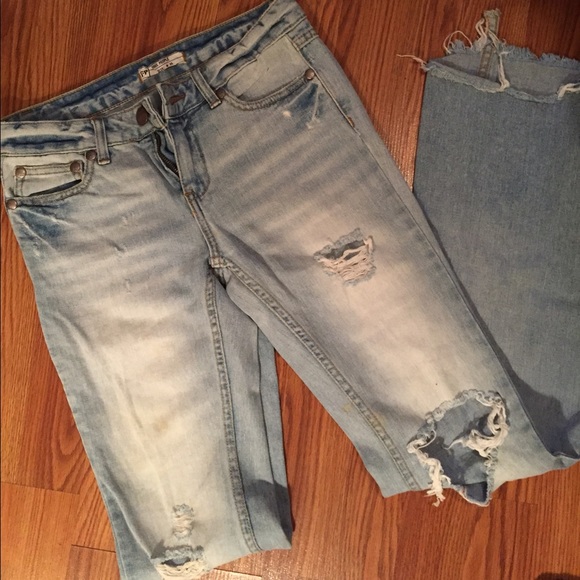 🌻💕Distressed Free People Denim Jeans, size 25