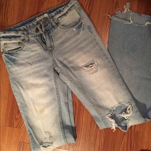 🌻💕Distressed Free People Denim Jeans, size 25