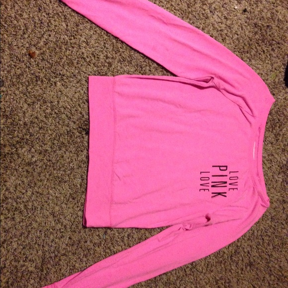 PINK crew neck sweater