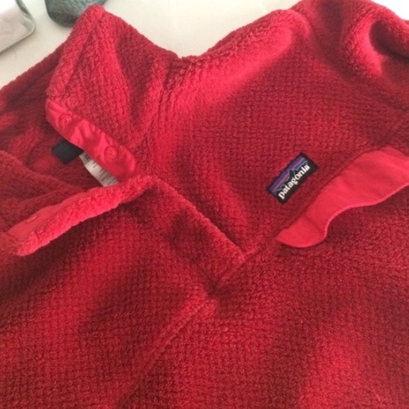 Red Patagonia jacket