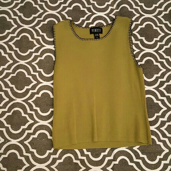 Olive green sleeveless