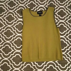 Olive green sleeveless