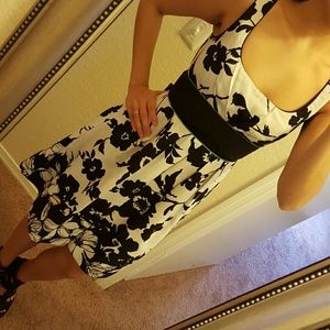 Black and white dress