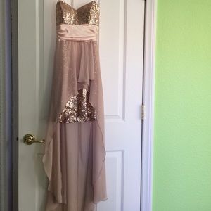 Pink Hi-Lo Dress
