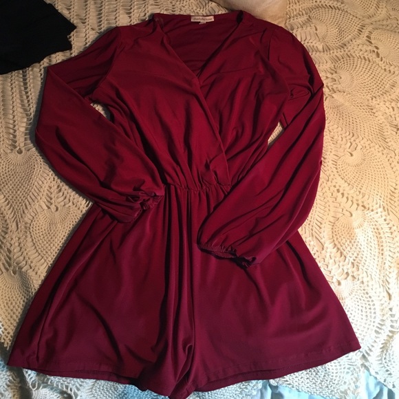 Urban Outfitters Dresses & Skirts - Burgundy Romper