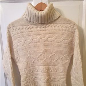 Ann Taylor Loft Cable Knit Sweater