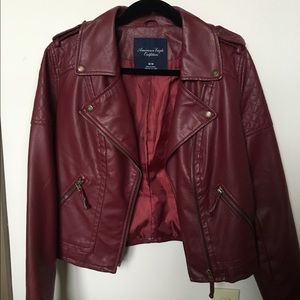 AEO faux leather jacket. Size M.