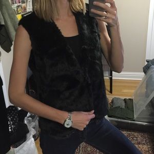 BCBG Faux Fur Vest