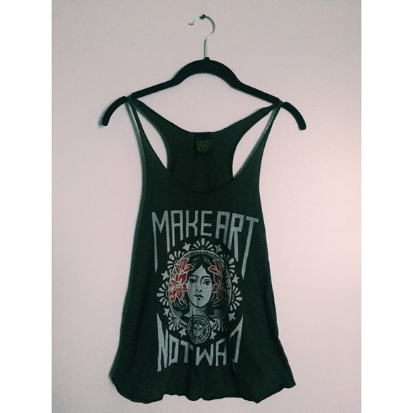 Obey Tops - Obey "Make Art not War" tank