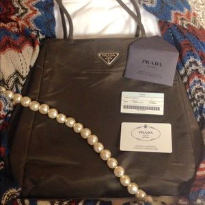 ✨ Authentic ✨PRADA Tessuto Tote in Tundra👜