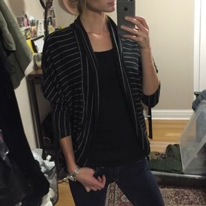 Tart black pinstripe sweater