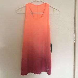 NWT Nike dri fit workout tank top sportswear ombré
