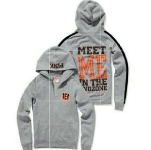 Victoria Secrets PINK Nfl Bengals hoodie.
