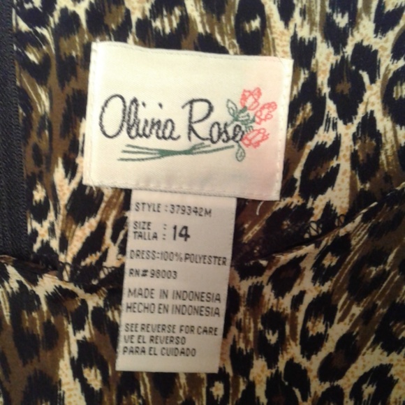 Animal print 2 piece dress - Picture 6 of 6