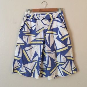 Anthro Sailboat Skirt