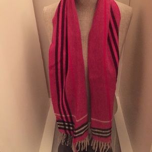 Burberry Pink Check Scarf