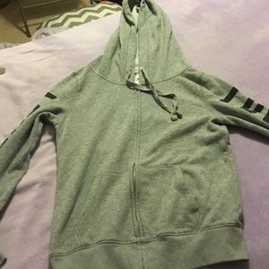 Grey vs pink zip up xs