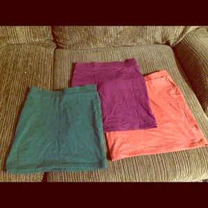 3 mini skirts for the price of 1!!!