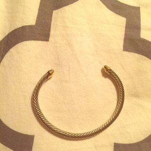 David Yurman small bangle with diamonds