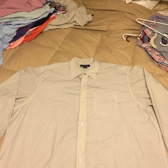 Yellow and blue Brooks Brothers button down - Picture 1 of 3