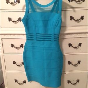 Sexy blue bandage dress... Never worn!