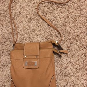 Tan Cross body purse