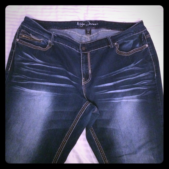 Dark Wash Plus Size 24 Ariya Jeans