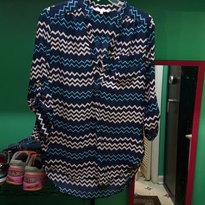 Chevron shirt dressy