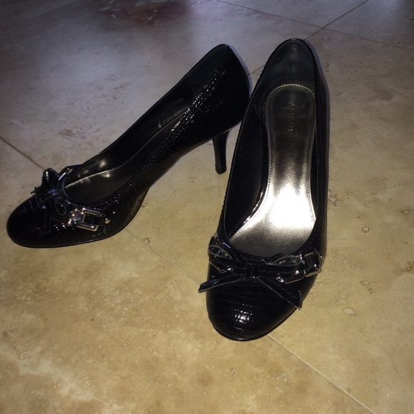 Alfani heels with silver accents