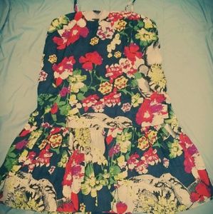 Floral print dress