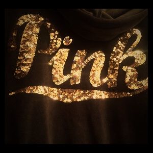 Pink hoodie with matching sweatpants