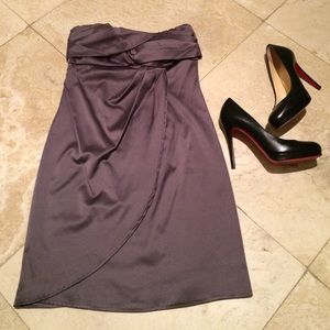 Silky sexy party cocktail mini dress