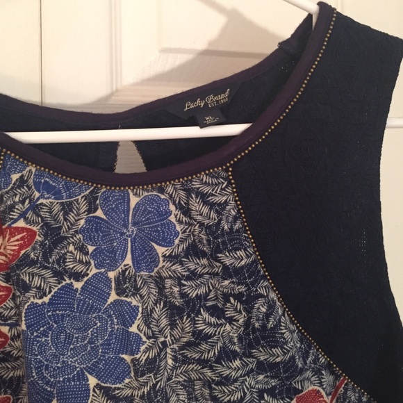 Lucky Brand Patterned Tank - Picture 2 of 4