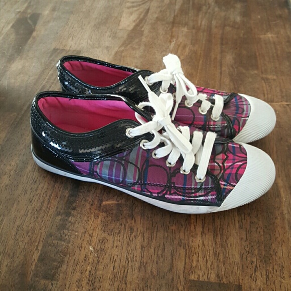 Coach logo shoes