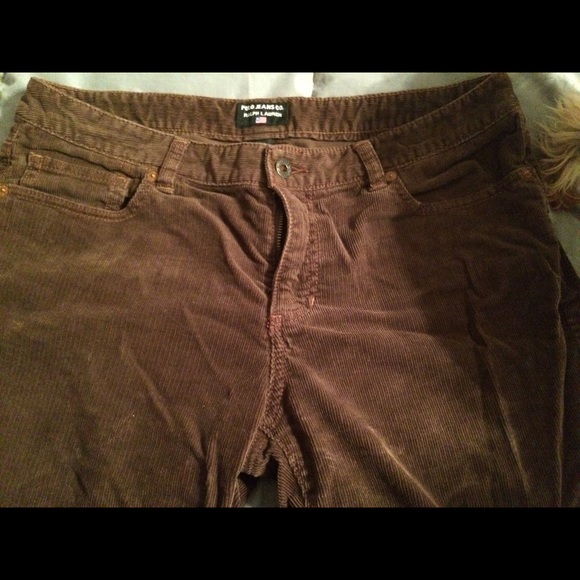 Dark brown Ralph Lauren Polo corduroy pants