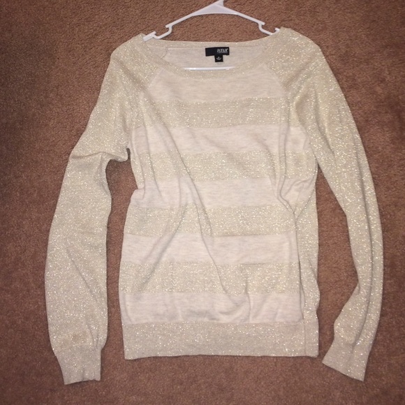 Ana tan/shimmer light sweater!