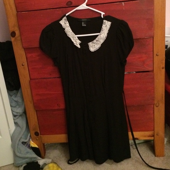 F21 black romper