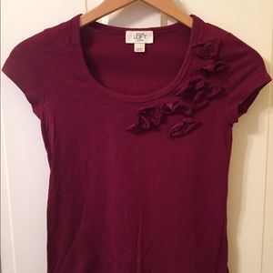 Ann Taylor Loft Shirt with Rosettes