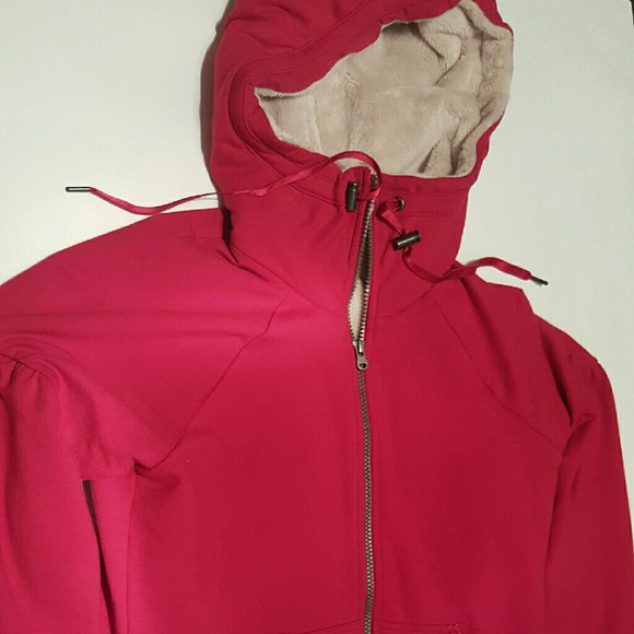 Lucy size S Faux-fur, fully lined, zip up hoodie