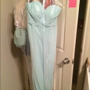 Mint size 4 bridesmaid/formal dress