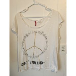 Knot Violence slouchy graphic tee