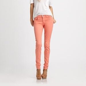 Joe  peach skinny jeans