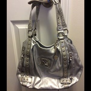 KATHY VANZEELAND SILVER PURSE