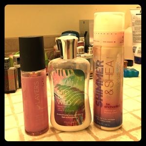 Body lotion and spray bundle. Bonus item free!